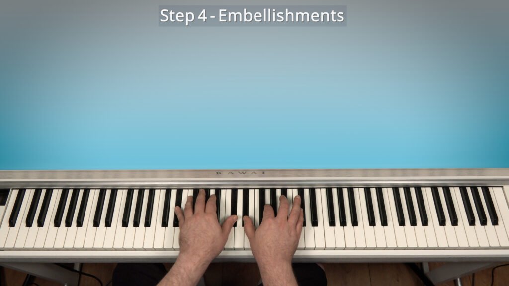 Effortless piano blues Piano ending in the key of Eb